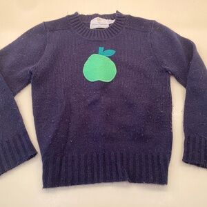 Size 5 Girls apple pocket Florence Eisman sweater!